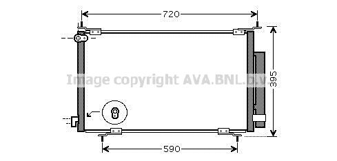 AVA QUALITY COOLING Конденсатор, кондиционер HD5201D